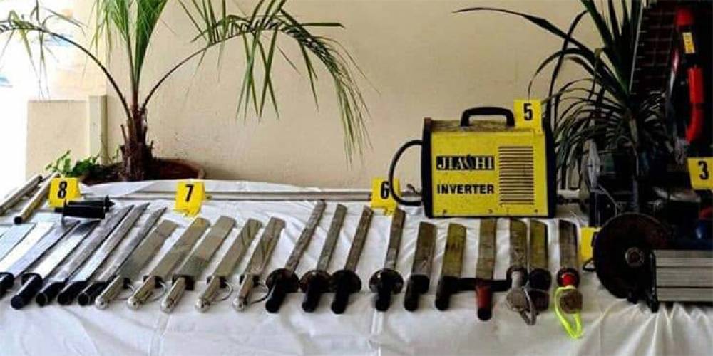 Fès-DGSN: Arrestation de 9 fabricants de sabres!