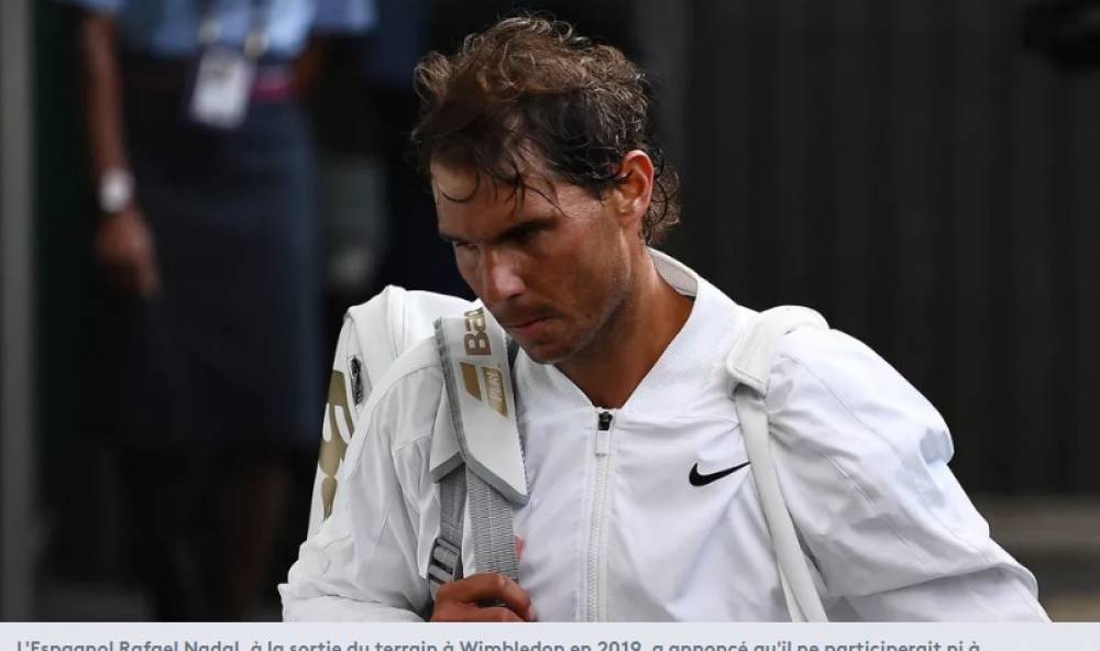 Tennis : Rafael Nadal déclare forfait pour Wimbledon et les Jeux olympiques