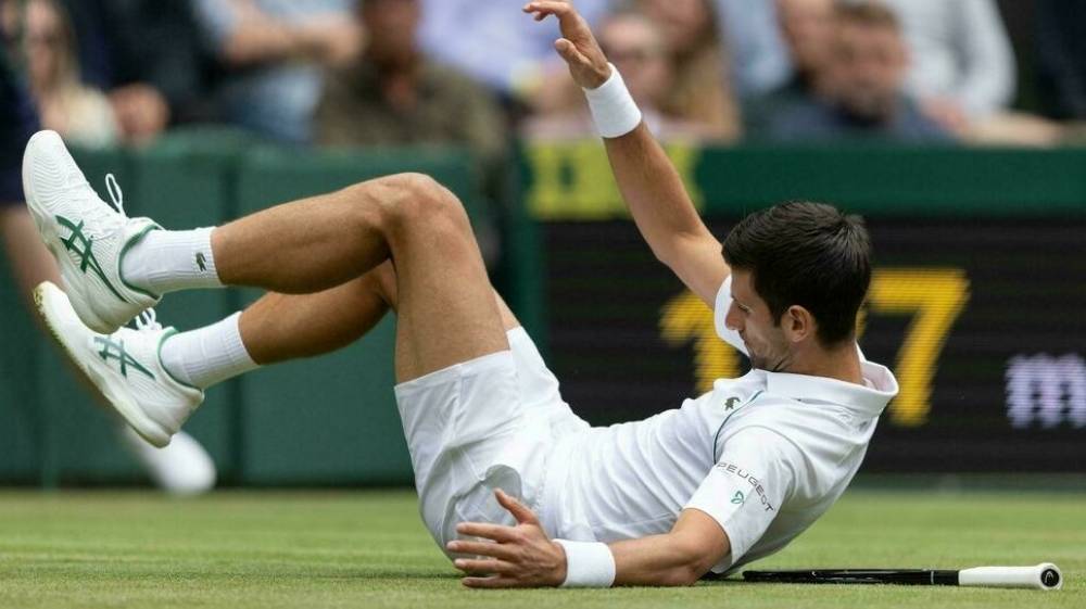 Wimbledon: le gazon fait glisser... et parler
