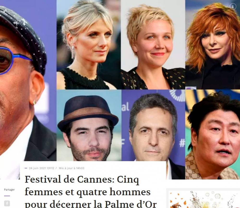 Festival de Cannes: Cinq femmes et quatre hommes pour décerner la Palme d’Or