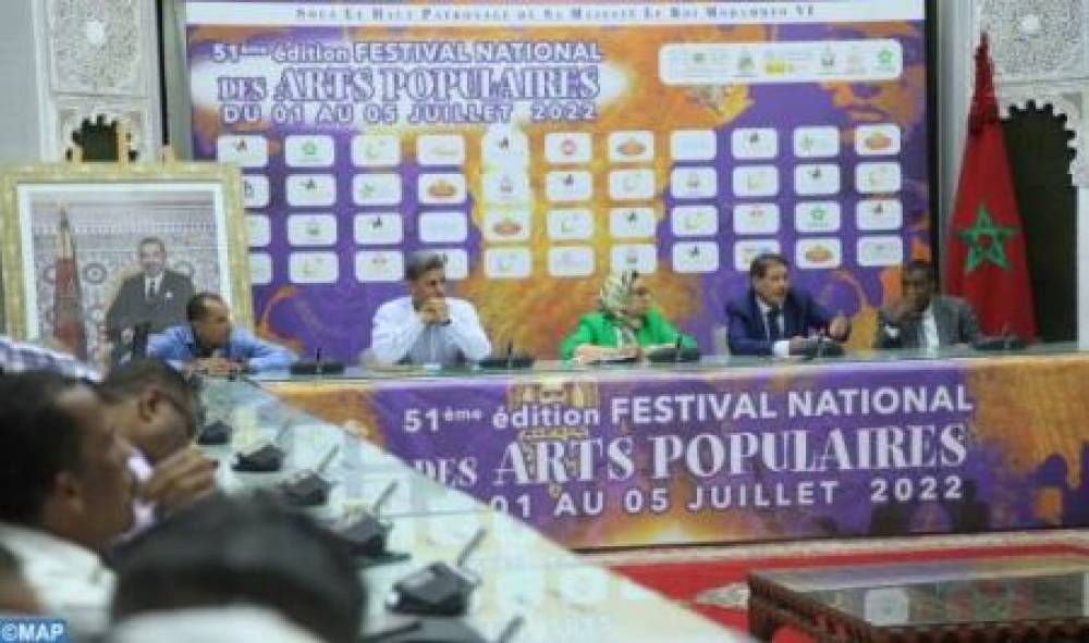 Marrakech : Participation de près de 600 artistes et 34 troupes folkloriques à la 51è édition du FNAP (organisateurs)