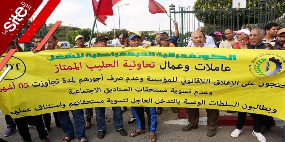 Casablanca: sit-in des ouvriers d’une coopérative laitière