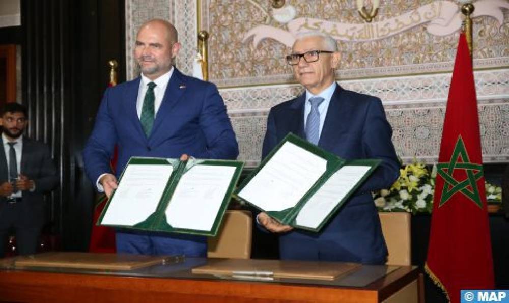 Signature d’un mémorandum entre la Chambre des représentants et la Knesset