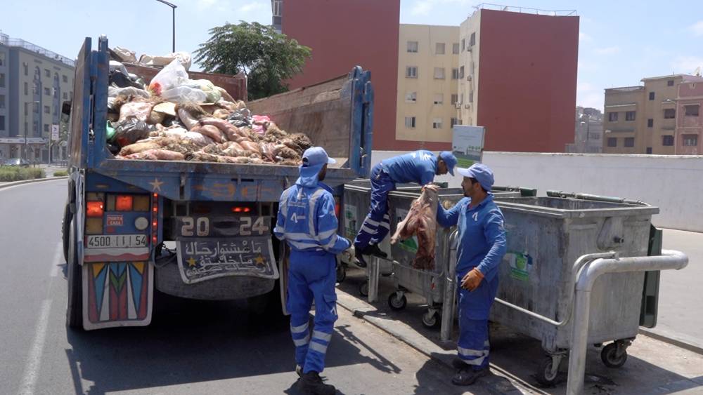 Aïd Al-Adha: en 3 jours, Casablanca a généré plus de 30.000 tonnes de déchets