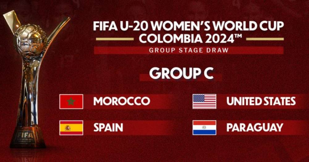 Mondial féminin U20 (Colombie-2024) : le Maroc dans le groupe C avec l’Espagne, les Etats Unis et le Paraguay