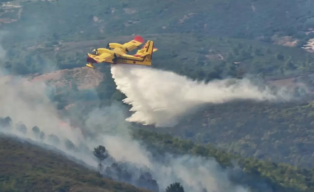 Le feu de forêt de Aïn Lahcen près de Tétouan maîtrisé