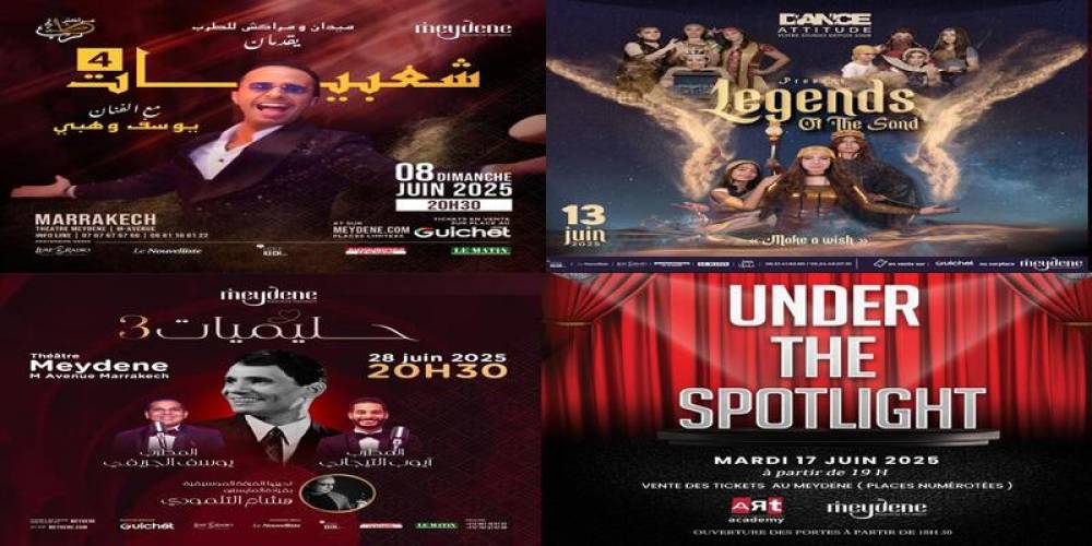 Marrakech : Le Théâtre Meydene prévoit une riche programmation pour juin 2025