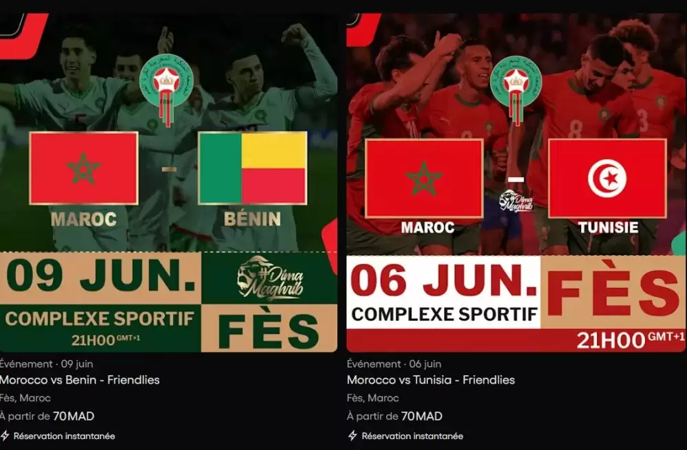 Billets du match Maroc-Tunisie : 1,5 million de connexions sur la plateforme Webook