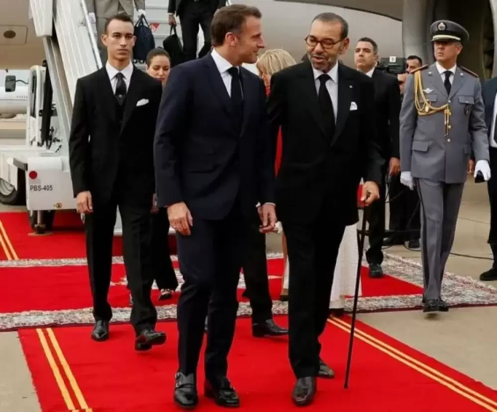 Economie bleue en Afrique : Macron salue l’engagement «fort» et «clair» du roi Mohammed VI