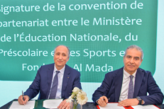 Convention de partenariat entre le Ministère de l’Éducation Nationale et la Fondation Al Mada pour le lancement du 2ème lot du projet « Classes Connectées Dir iddik »