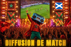 Le match Maroc – écosse retransmis En direct au nostalgia lovers festival