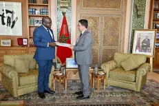 Bourita reçoit un émissaire de la RDC, porteur d'un message adressé à S.M. le Roi par le Président Félix-Antoine Tshisekedi