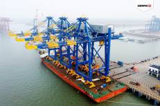 GENMA expédie les 10 premiers portiques RTG électriques à Marsa Maroc sur une commande de 50 unités