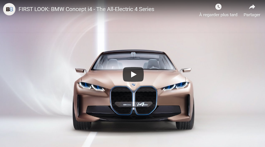 BMW Concept i4 : bientôt une nouvelle concurrente pour Tesla