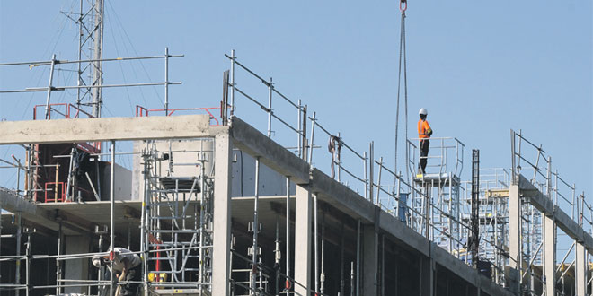 Construction: Hausse d'activité au T1