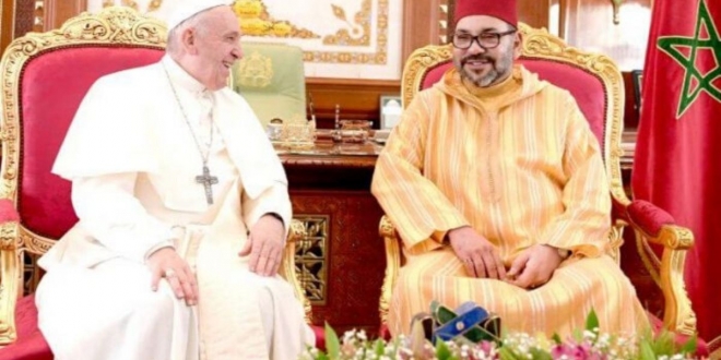 Message du roi Mohammed VI au pape François