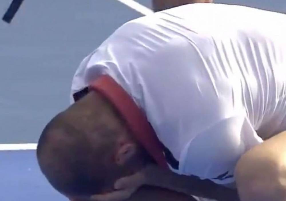 ATP Doha: l’étrange blessure d’un tennisman allemand