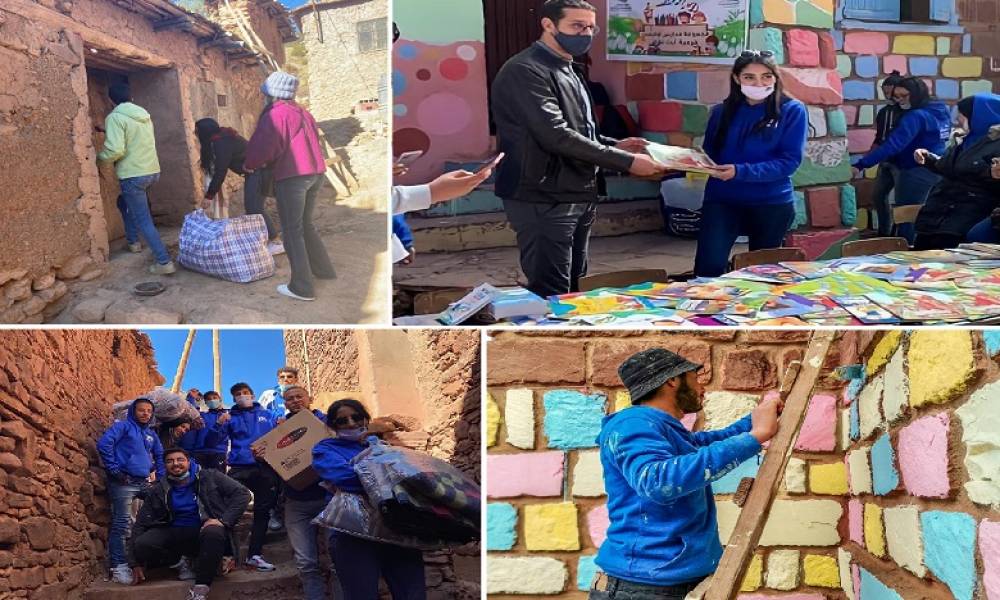 Les étudiants de l’ENCG Marrakech solidaires avec les populations vulnérables de la région