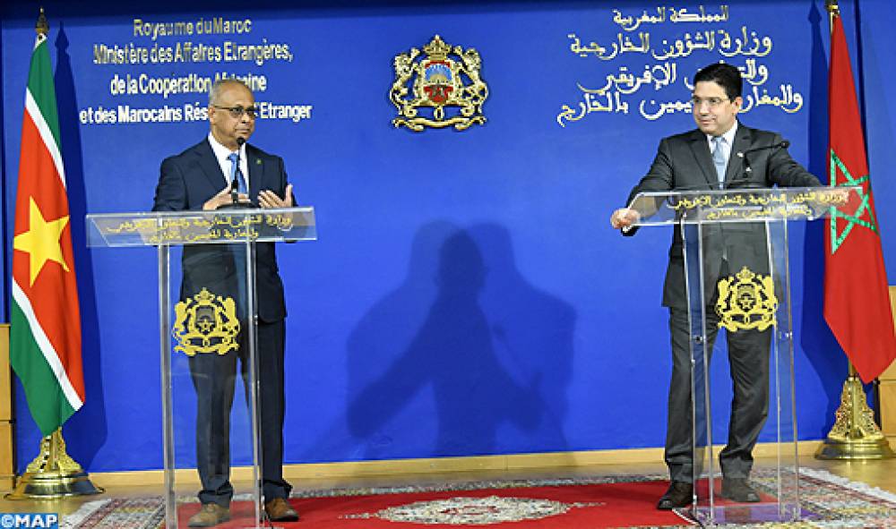 Le Suriname annonce l’ouverture prochaine d’une ambassade à Rabat et d’un consulat à Dakhla