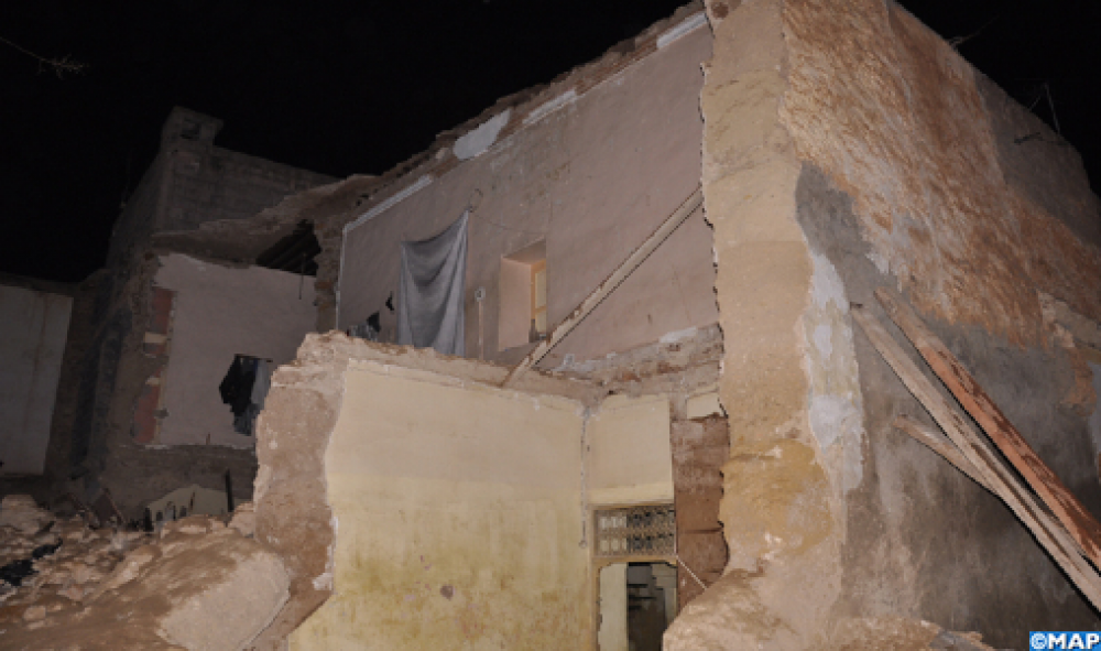 Drame – Un mort dans l’effondrement partiel d’une maison à l’ancienne médina de Béni Mellal