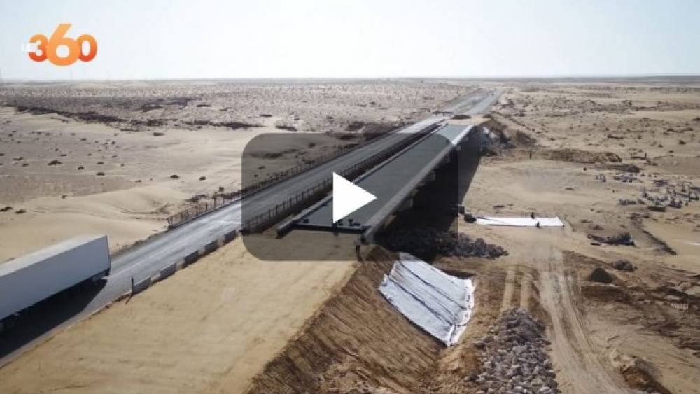 Voie express Tiznit-Dakhla: Lancement des travaux du plus grand pont du royaume