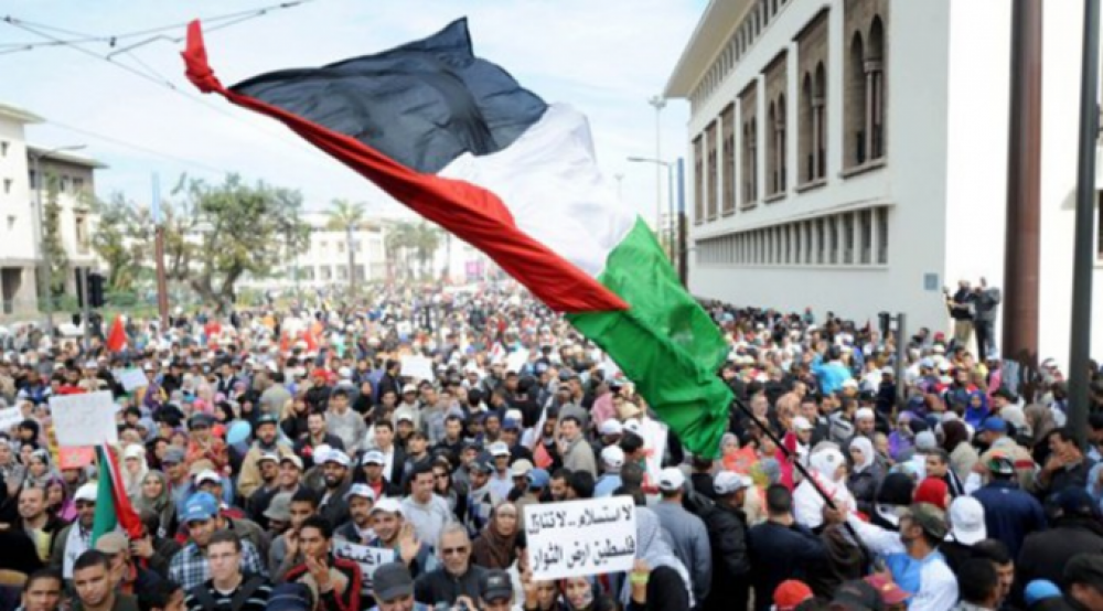 Maroc / Israël – À Rabat, interdiction d’une manifestation du « Front pour le soutien à la Palestine et contre la normalisation »