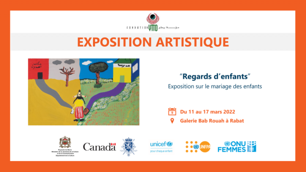 ONU Femmes, UNICEF et UNFPA expriment leur rejet du mariage des enfants à travers une exposition artistique