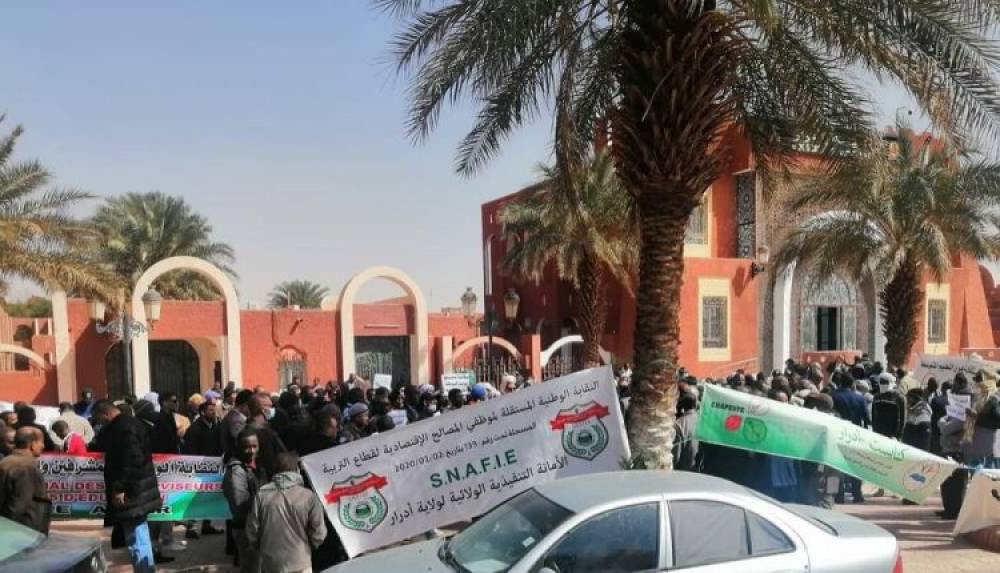 Fonction publique: Grève générale et rassemblements dans 11 wilayas du Sud de l’Algérie