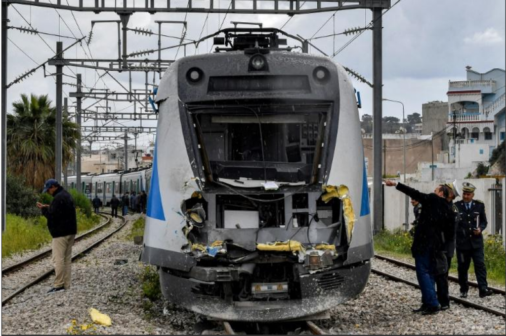 Tunisie: près de 100 blessés dans une collision entre deux trains