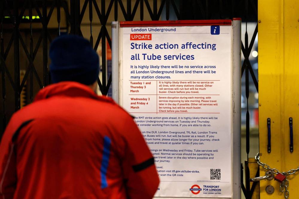 Une grève du métro de Londres met les usagers en galère