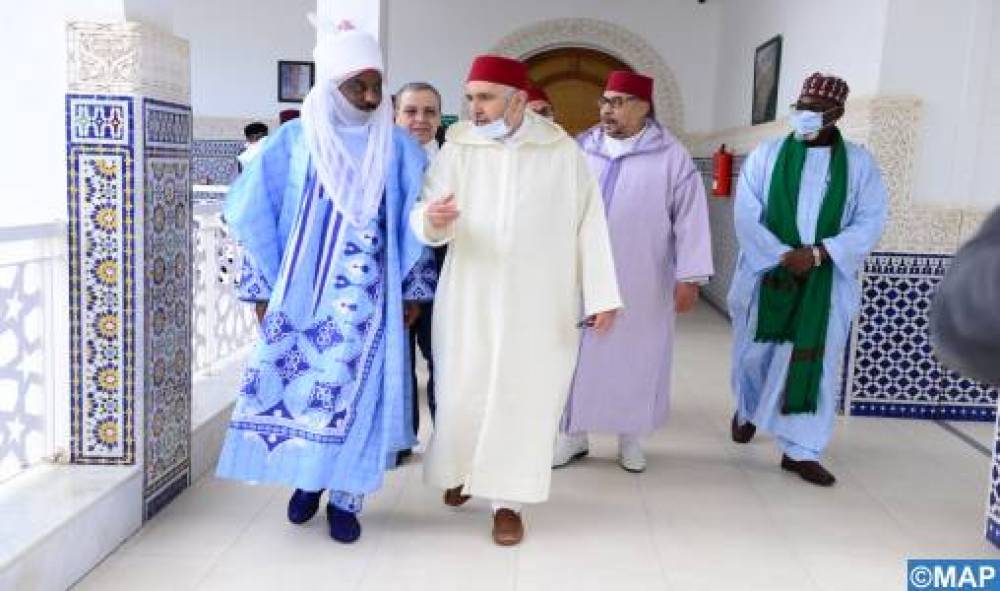 Le khalife général de la Tariqa tijaniya au Nigeria visite l’Institut Mohammed VI de Formation des Imams Mourchidine et Mourchidat