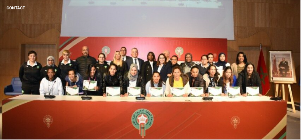 Salé: Cérémonie de remise des diplômes aux entraîneurs messieurs et dames