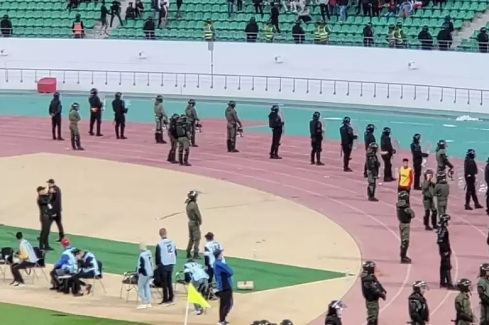 CT : 84 personnes arrêtées suite aux débordements dans le stade d’Agadir