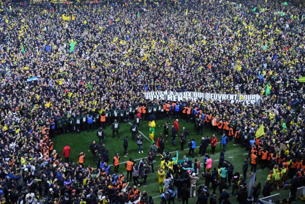 Coupe de France: les supporters ont envahi le terrain à Nantes