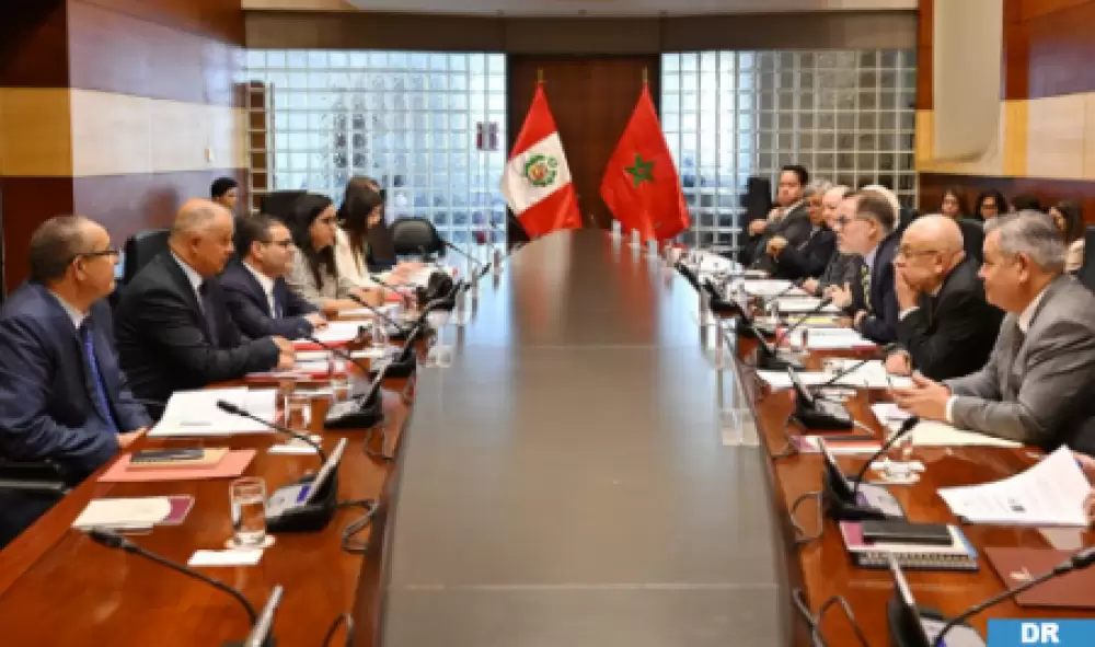 Consultations politiques Maroc-Pérou : Lima salue l'Initiative Atlantique lancée par SM le Roi