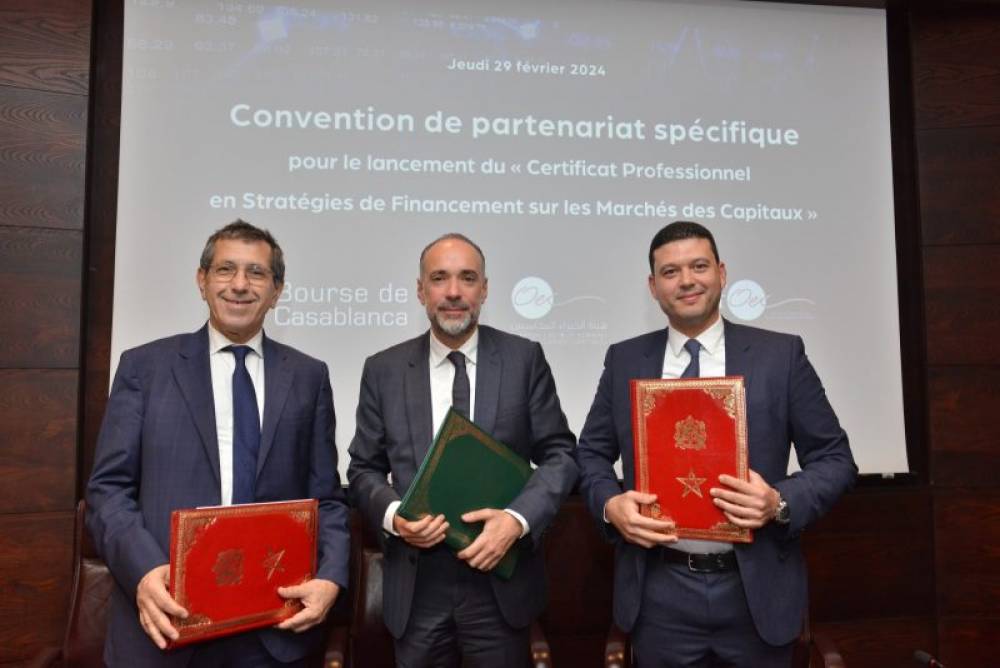 Experts comptables et Bourse de Casablanca adopte un plan pour financer par la bourse