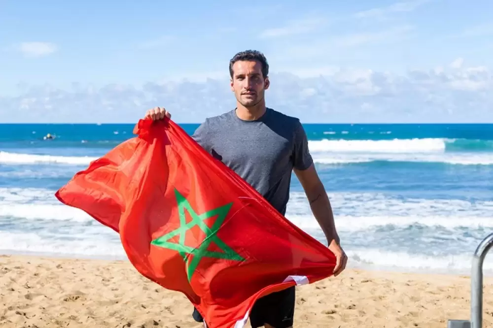 Le Marocain Ramzi Boukhiam remporte la médaille d'argent des Jeux Mondiaux de surf à Porto Rico