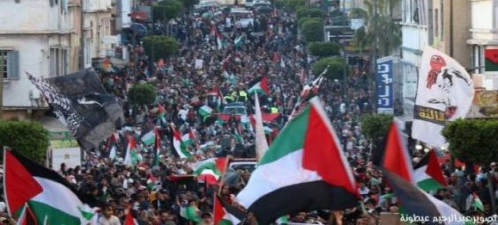 Casablanca : Des milliers de manifestants contre la famine dans la bande de Gaza