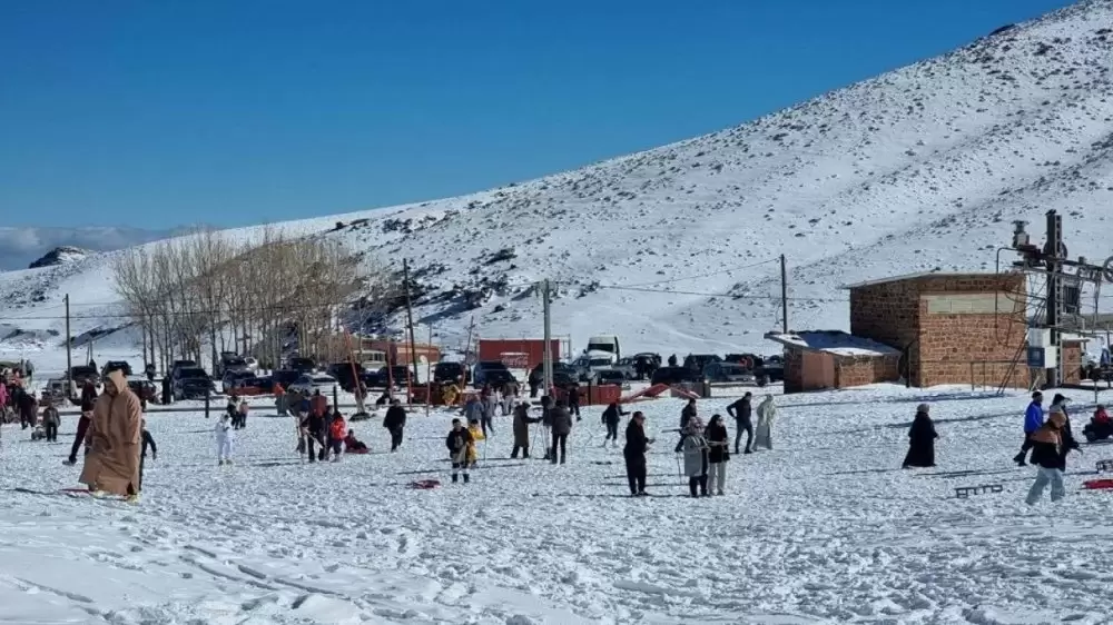 Marrakech : le grand retour de la neige à Oukaïmeden