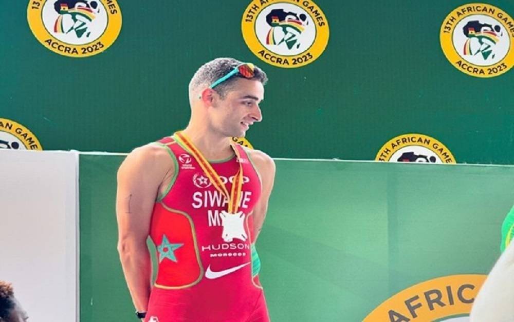 Triathlon Jeux Africains 2024 : Badr Siwane décroche la médaille d'argent