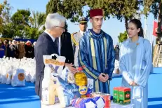 S.A.R. le Prince Héritier Moulay El Hassan et S.A.R. la Princesse Lalla Khadija Lancent à Rabat l'opération nationale "Ramadan 1446"