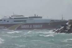 Mauvais temps : Perturbation du trafic maritime entre Tarifa et Tanger