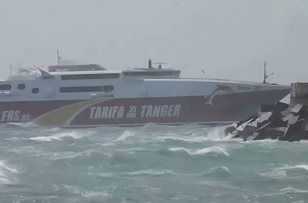 Mauvais temps : Perturbation du trafic maritime entre Tarifa et Tanger