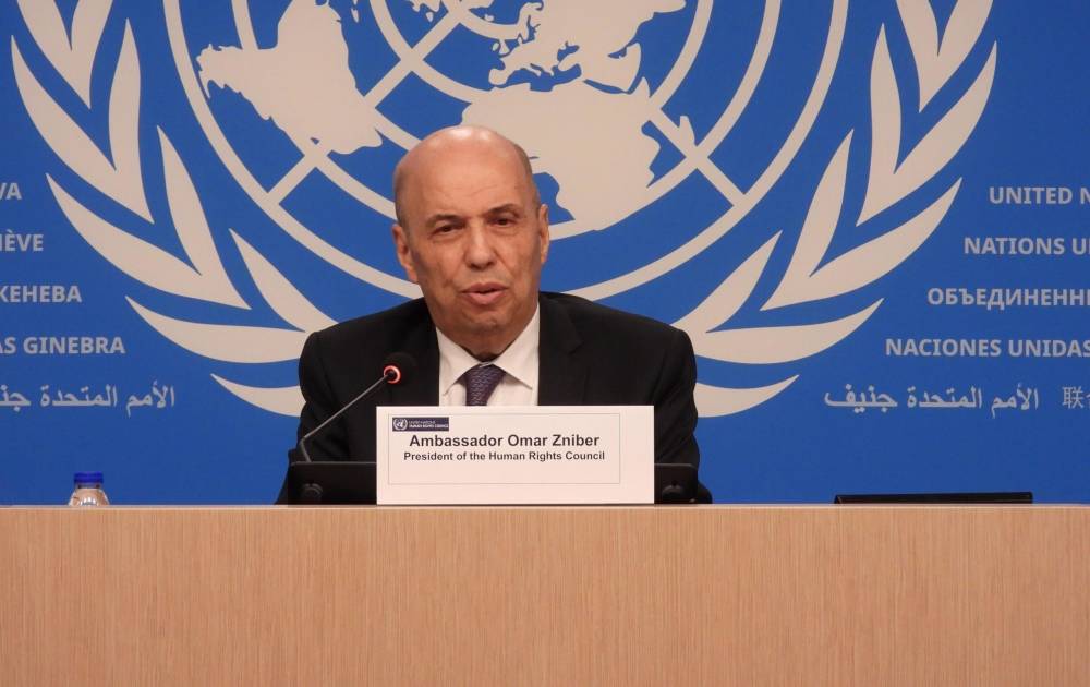 Situation en Palestine : Omar Zniber plaide à Genève pour le respect du droit international et des résolutions onusiennes