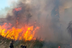Laâyoune: un incendie ravage près de 3 hectares d’herbes sèches, aucune victime à déplorer