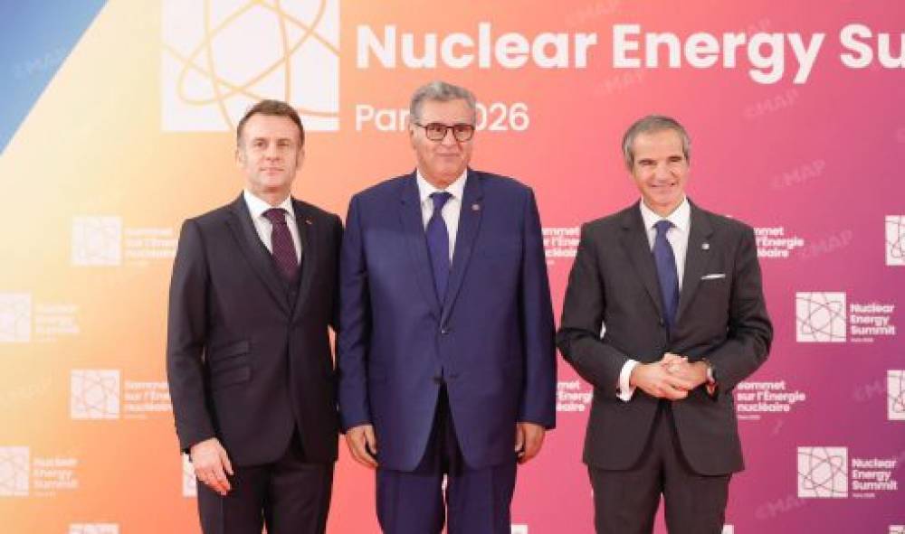 Paris: M. Akhannouch représente SM le Roi au deuxième Sommet international sur l’énergie nucléaire