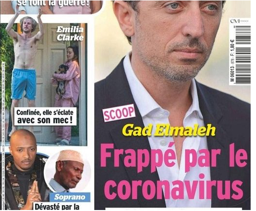 Gad Elmaleh frappé par le coronavirus