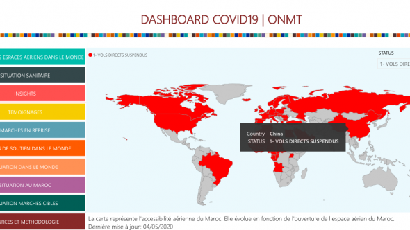 Coronavirus : l’ONMT met en place un site interactif pour se préparer à la réouverture des marchés touristiques