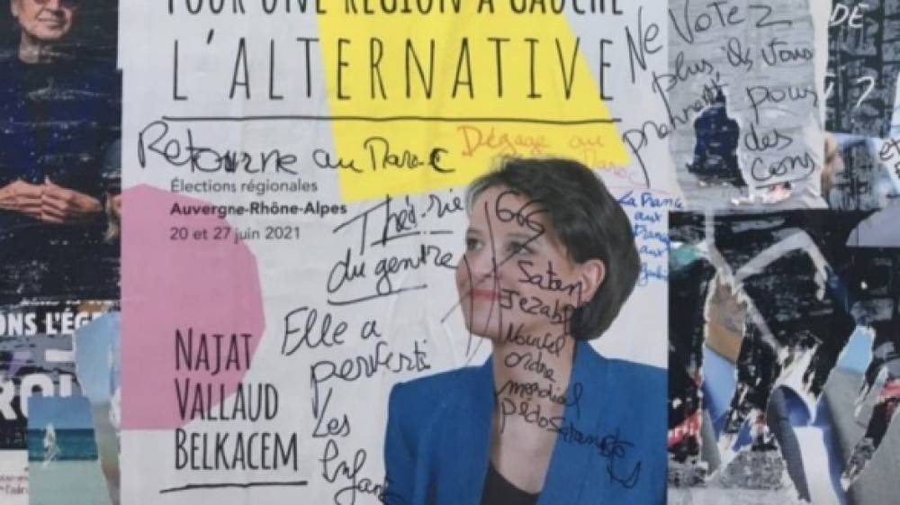 «Retourne au Maroc»: Najat Vallaud-Belkacem visée par des tags racistes en France