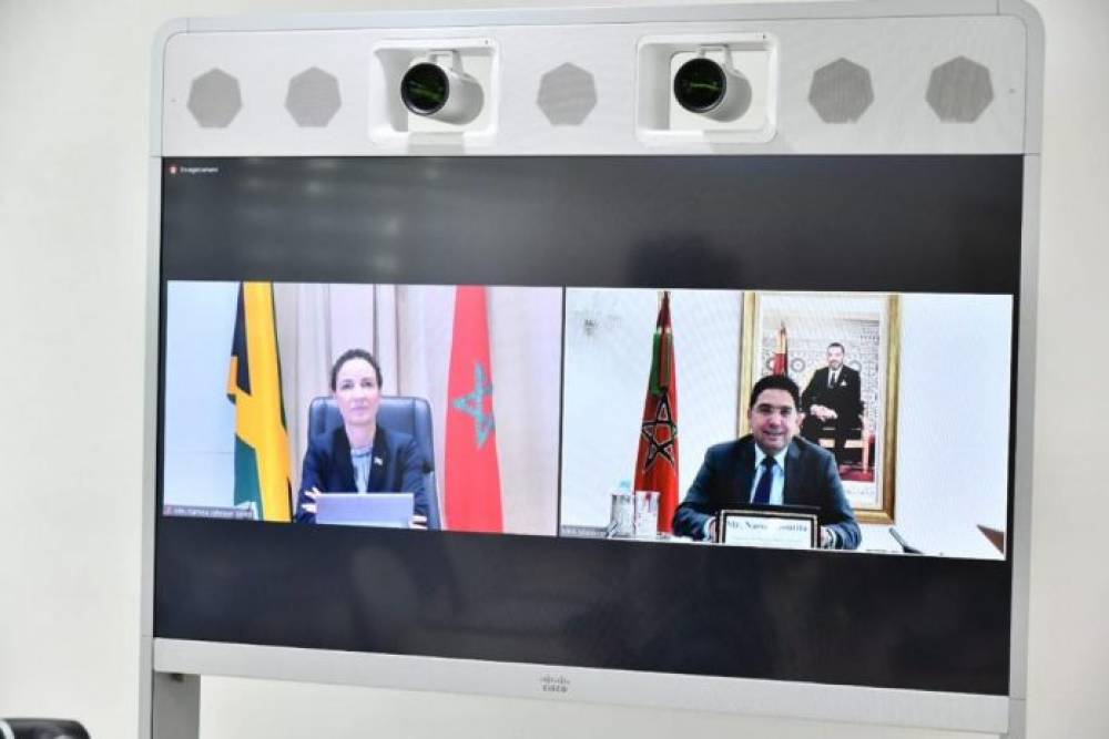 M. Bourita s’entretient avec son homologue jamaïcaine